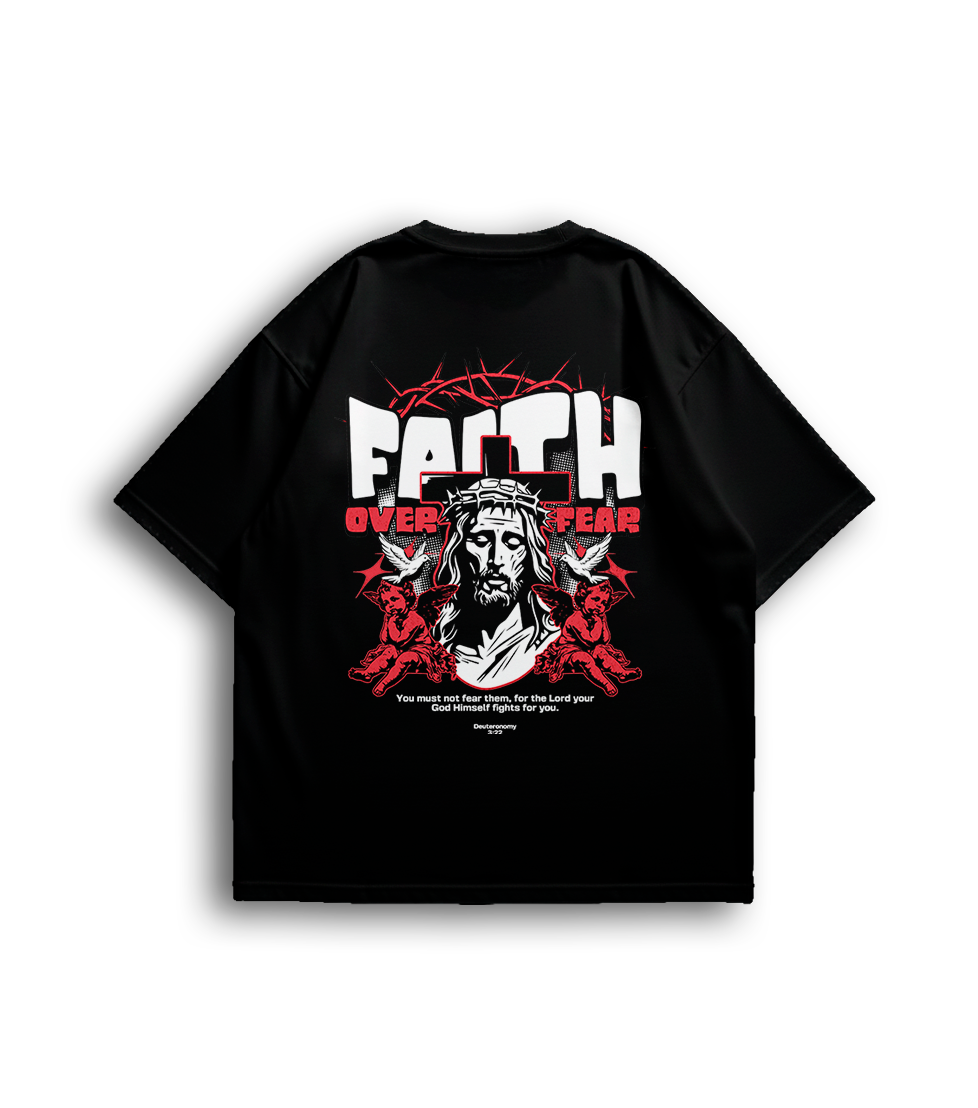 Camiseta Oversized Faith Unissex