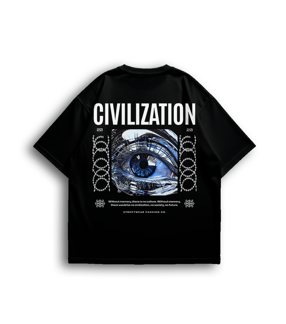 Camiseta Oversized Civilization Unissex