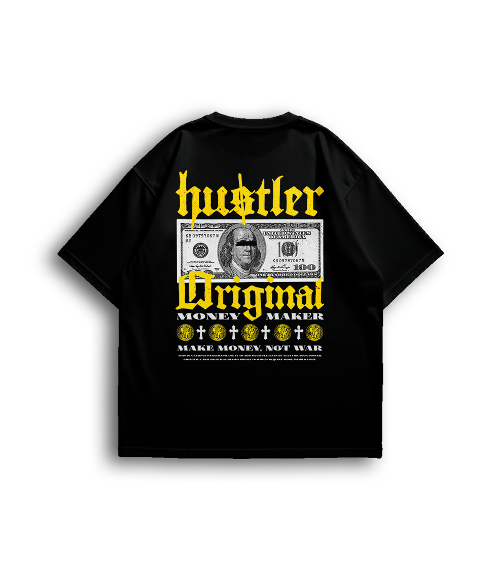 Camiseta Oversized Hustler Original Unissex