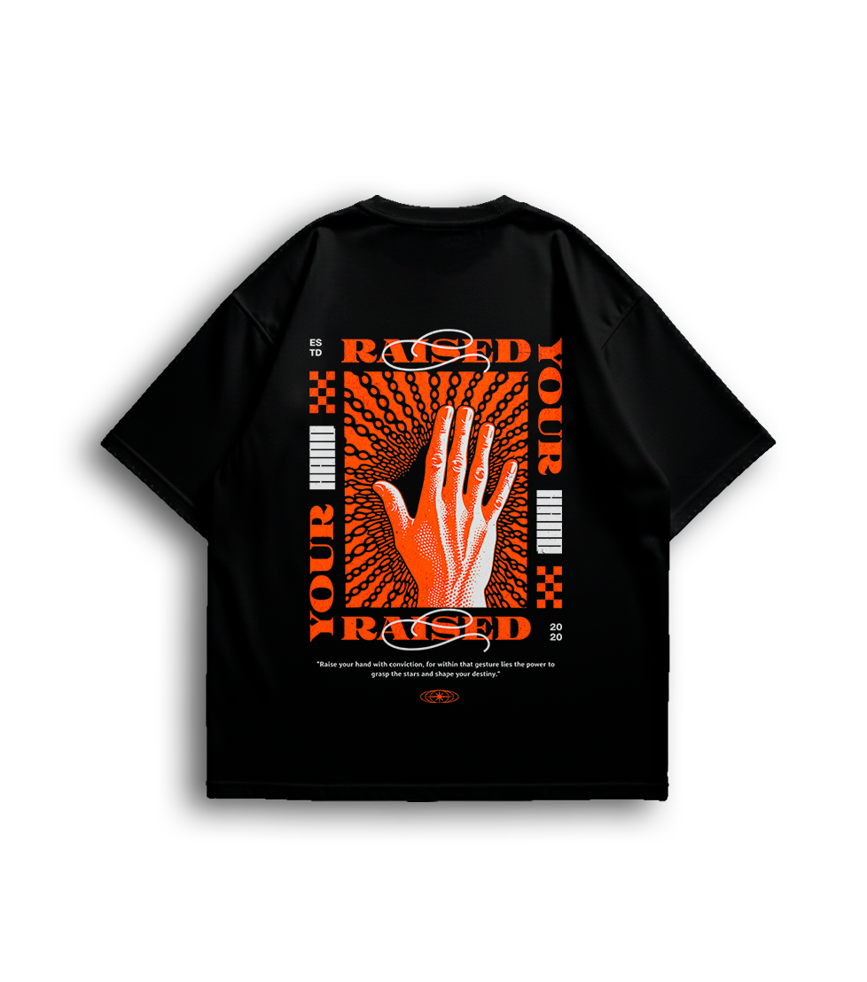 Camiseta Oversized Raised Unissex