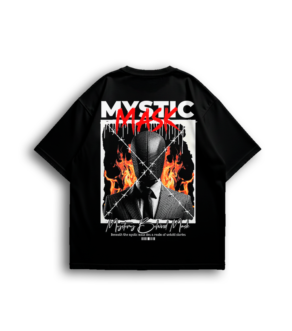 Camiseta Oversized Mystic Mask Unissex