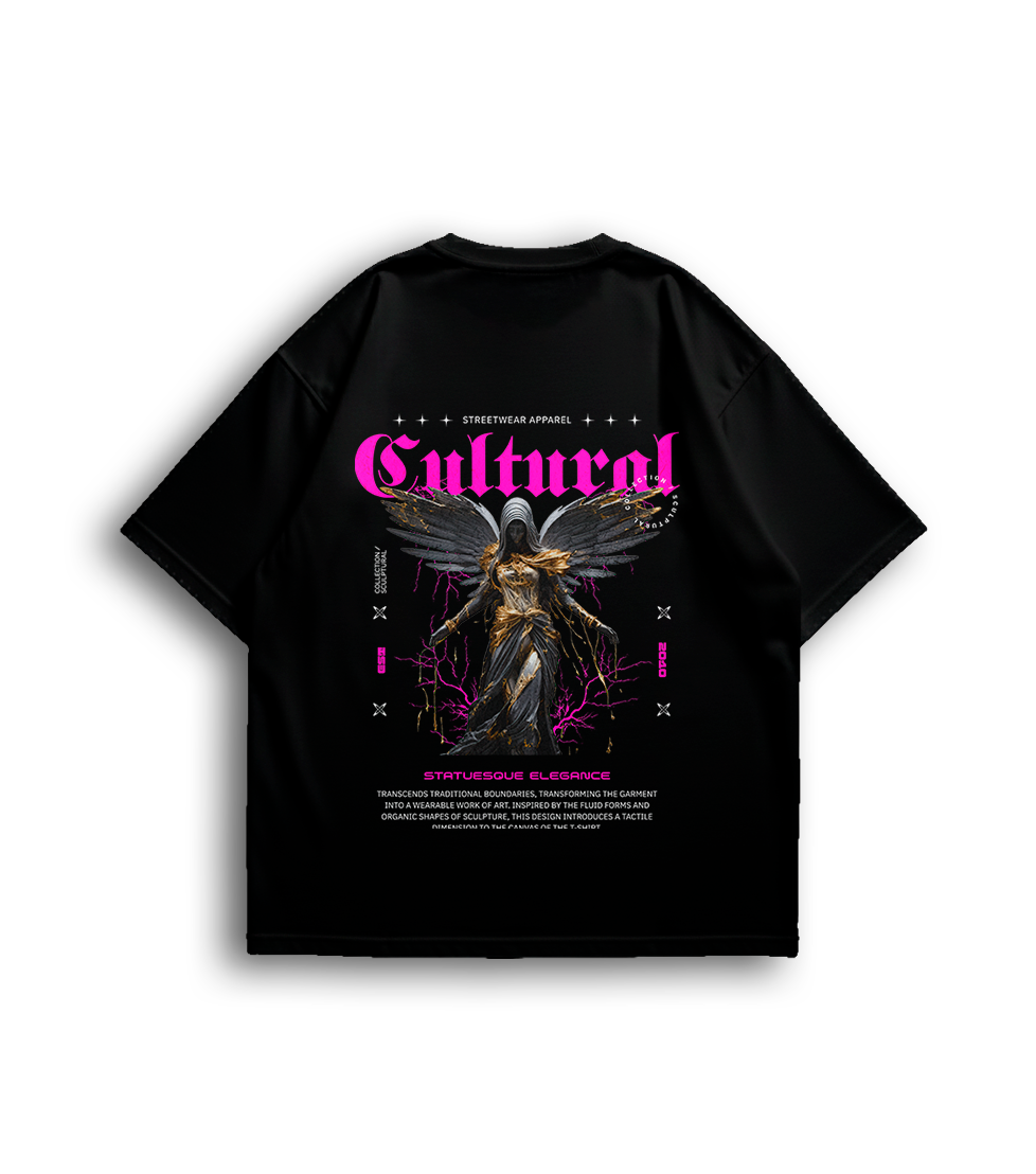 Camiseta Oversized Cultural Feminina