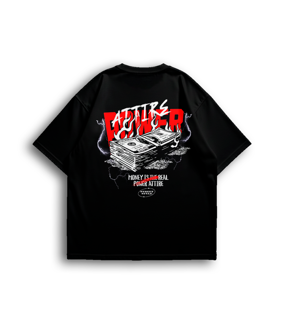 Camiseta Oversized Power Attire Unissex