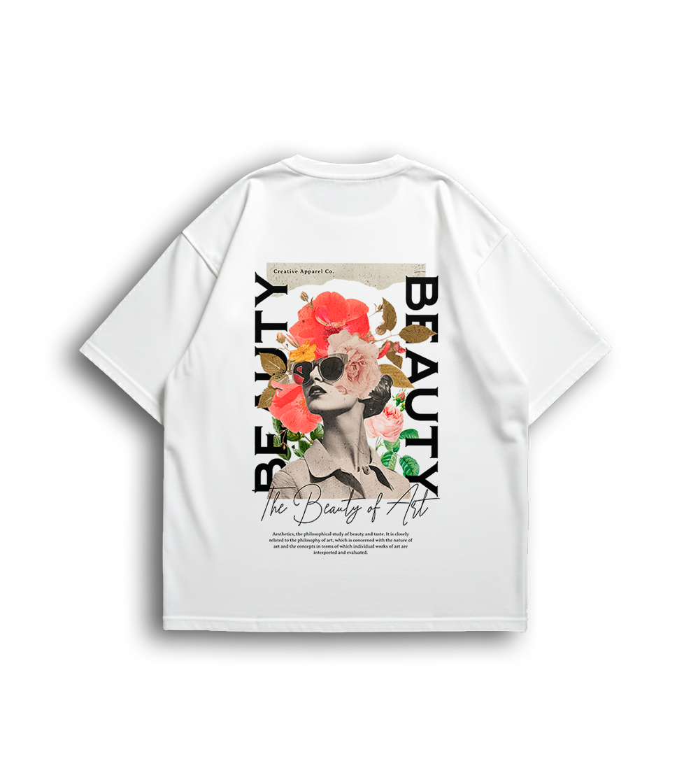 Camiseta Oversized Beauty Feminina